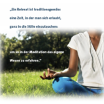 Frühlings-Retreat, Meditation, Trance, Selbsterfahrung. Sprache : Deutsch