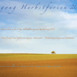 Qigong Herbstferien 2026 ; Martin Brodmann